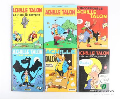 null [ACHILLE TALON - GREG]

Lot including five comics:

L'âge ingrat - Dargaud Editeur...