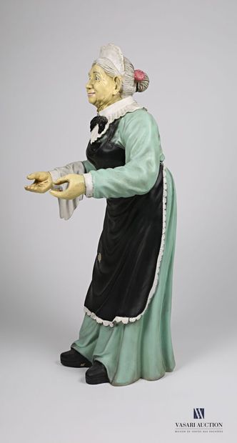 null Tinted plastic menu holder representing a maid with an apron. 

(jumps to the...