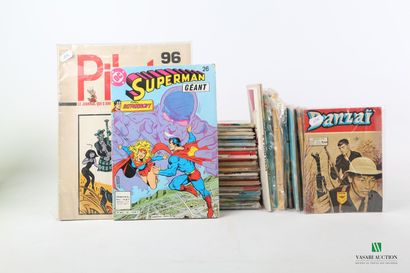 null [SUPERHEROES - ADVENTURE]

Lot of about forty magazines/papers in-12° format...