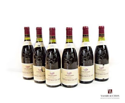 null 6 bottles CHATEAUNEUF DU PAPE La Reviscoulado mise Dom. J. Trintignant 1978

	And....