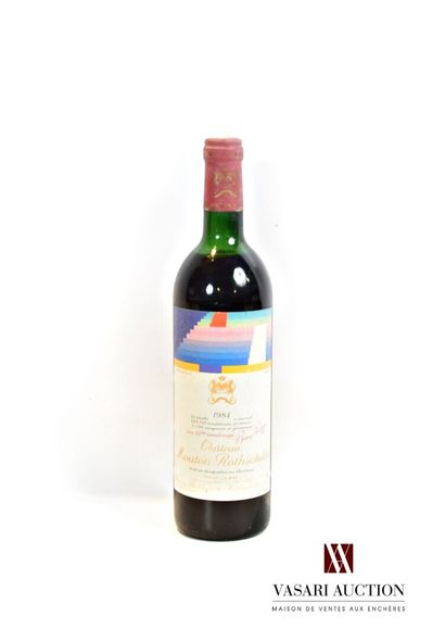 null 1 bouteille	Château MOUTON ROTHSCHILD	Pauillac 1er GCC	1984

	Et. de Agam, un...