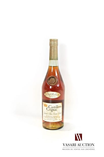 null 1 bottle Grande Fine Bons Bois Cognac CASTILLON

	70 cl - 40°. Stained. N: 2...