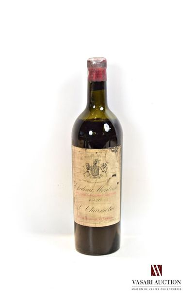 null 1 bouteille	Château MONTROSE	St Estèphe GCC	1936

	Et. fanée et tachée. N :...