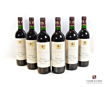 null 6 bouteilles	Château BEAU-SÉJOUR BÉCOT	St Emilion 1er GCC	1997

	Et. un peu...