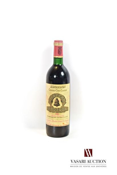 null 1 bouteille	Château ANGÉLUS	St Emilion GCC	1989

	Et. fanée et un peu tachée...