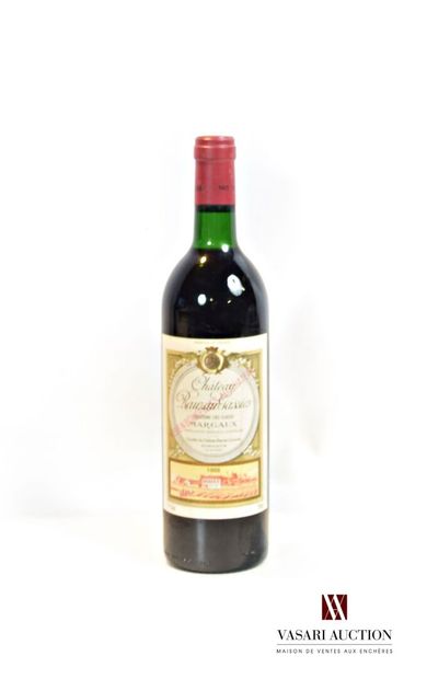 null 1 bouteille	Château RAUZAN GASSIES	Margaux GCC	1988

	Et. un peu tachée. N :...
