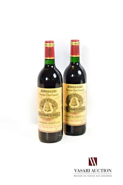 2 bouteilles	Château ANGÉLUS	St Emilion GCC	1994...
