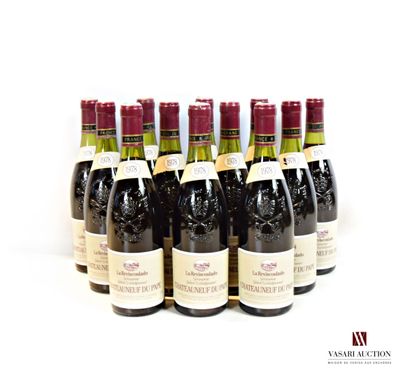 null 12 bottles CHATEAUNEUF DU PAPE La Reviscoulado mise Dom. J. Trintignant 1978

	And....