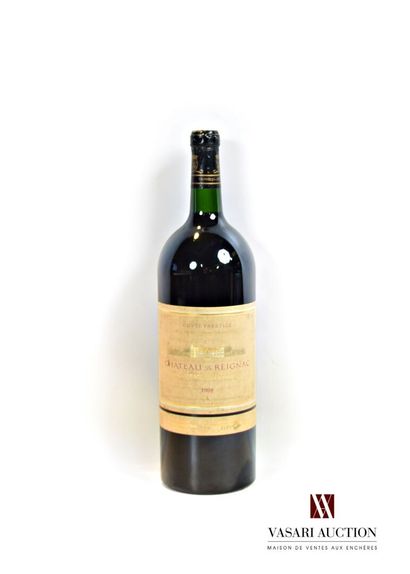 null 1 magnum Château de REIGNAC Bordeaux Sup 1998

	Cuvée Prestige. Et. stained....
