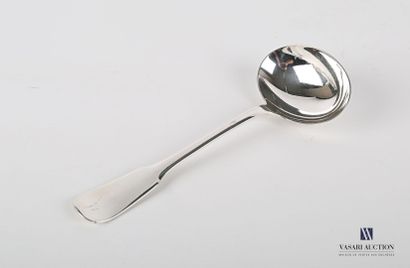 Sauce spoon in silver, the handle uniplat....