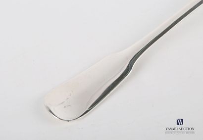 null Sauce spoon in silver, the handle uniplat.

Master goldsmith : Boulenger

weight...