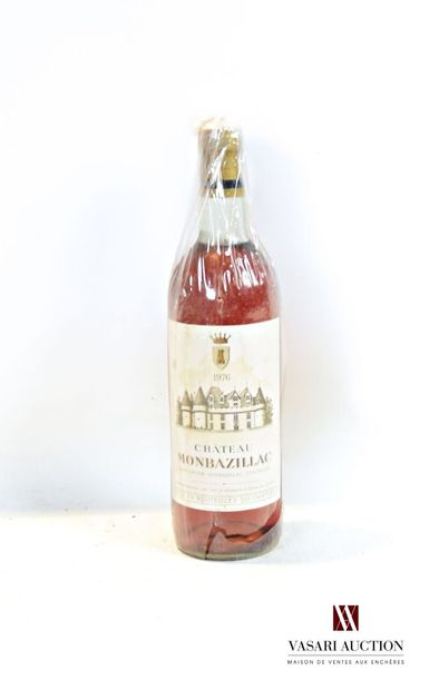 null 1 bouteille	MONBAZILLAC mise du Château Monbazillac		1976

	Et. tachée. N :...