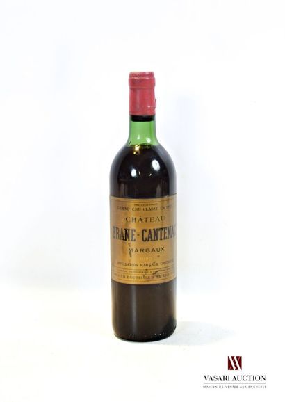 null 1 bouteille	Château BRANE CANTENAC	Margaux GCC	1980

	Et. un peu fanée et un...