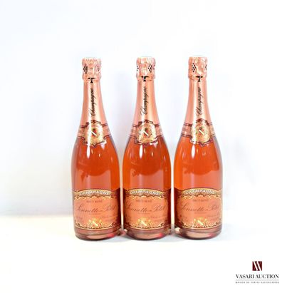 null 3 bouteilles	Champagne SONNETTE-PETIT Brut Rosé		NM

	Présentation, niveau et...