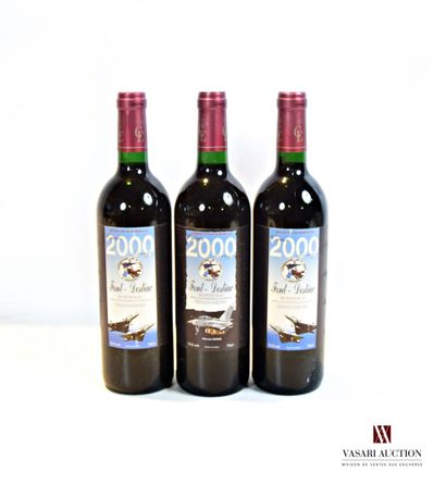null 3 bouteilles	FONT-DESTIAC	Bordeaux	2000

	Cuvée Mirage. Et. légèrement usées....