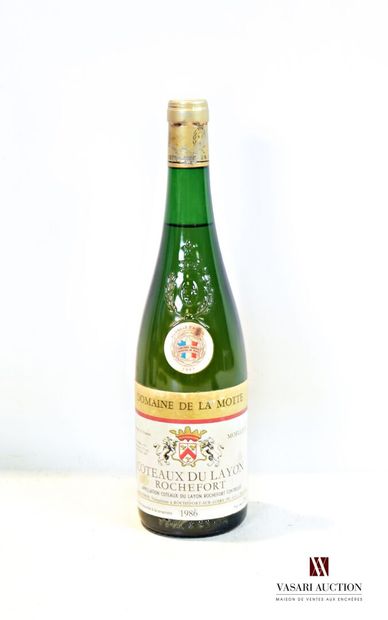 null 1 bouteille	COTEAUX DU LAYON ROCHEFORT mise Domaine de la Motte		1986

	Et....