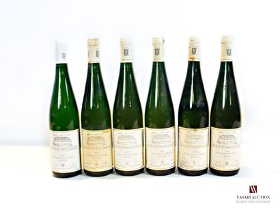 null Lot de 6 blles de vin blanc allemand comprenant :		

1 bouteille	Filzener Pulchen...