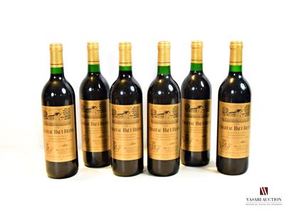 6 bouteilles	Château HAUT-BRANA	Pessac Léognan	1999

	Et....