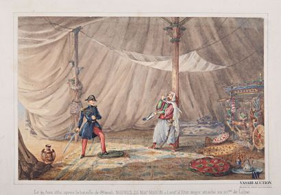 null GOBAUT (XIX-XXth century)

The lieutenant of Mac Mahon entering the tent of...