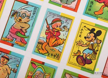 null Album including about forty-two matchbox wrapping plates on the themes : Japan,...