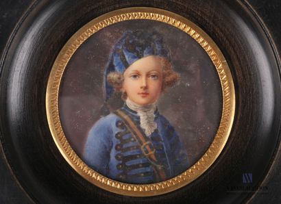 null French school of the 19th century

Young boy in blue velvet outfit

Painted...