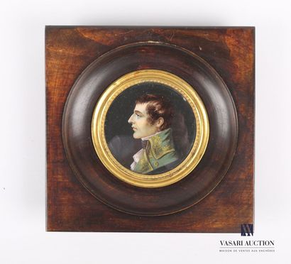 null French school of the 19th century

Profile of a man with a ruffled collar 

Painted...