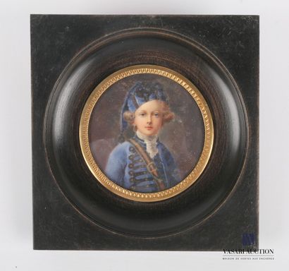 null French school of the 19th century

Young boy in blue velvet outfit

Painted...