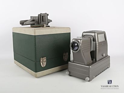 S.F.O.M. brand slide projector in metal with...