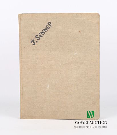null SENNEP J. - a volume containing several works of the author including: A l'abattoir...