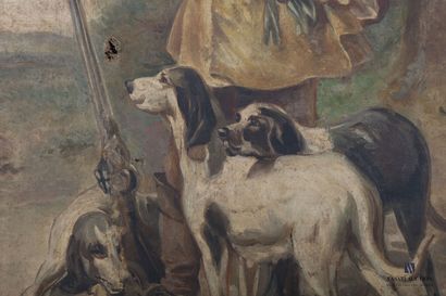 null École française du XIXème siècle

Chasseur et ses chiens

Huile sur toile

Trace...