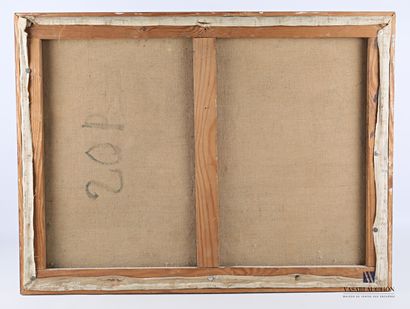 null CATZILLIS (XXème siècle)

Péniche amarée en bord de chemin

Huile sur toile

Signée...