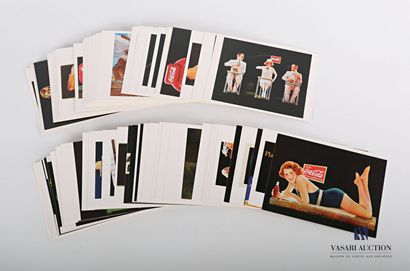 null Box including 90 modern postcards edited by Le Carrousel du Louvre for the exhibition...