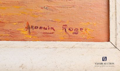 null ARDOUIN Roger (XXème siècle)

Soleil couchant sur le port

Huile sur toile

Signée...