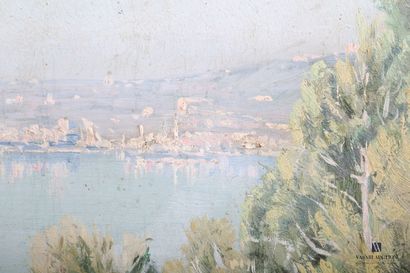 null French school of the beginning of the XXth century

View of the French Riviera

Oil...