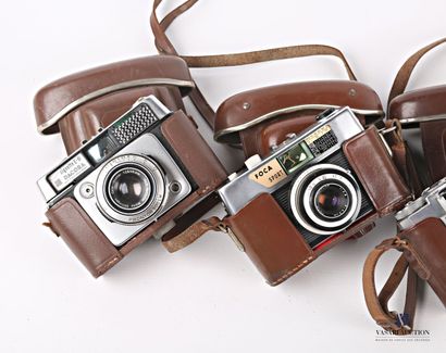 null Set of five cameras including one KODAC RETINETTE IB camera - one AGFA COLOR...