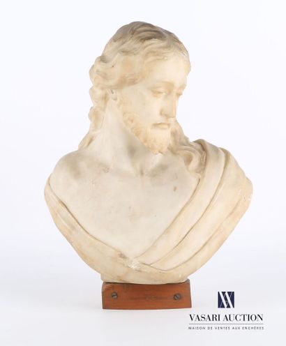 null Marble bust of Christ 

(accidents and missing parts)

Height : 34 cm Height...