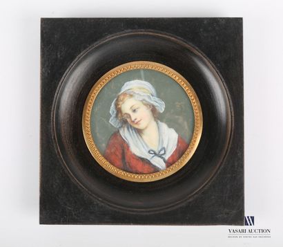 null English school of the 19th century

Young girl with a bonnet

Painted miniature...