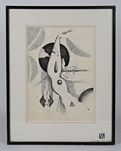 null ALVAREZ RIOS Roberto (1932-2015)

Surrealist composition

Chinese ink on paper

Signed...