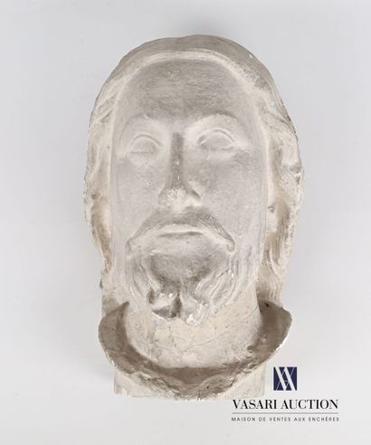 null Face of Christ in plaster 

(chips and missing)

Height : 50 cm 50 cm - Width...