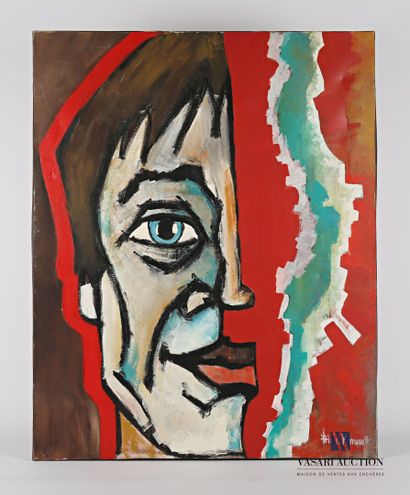 null ROMUAULT Alain (20th century)

The Mr Hyde side

Oil on canvas 

Signed lower...