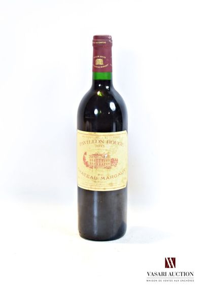 null 1 bottle PAVILLON ROUGE du Château MARGAUX Margaux 1993

	Et. stained. N: half...