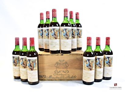 null 12 bouteilles	Château MOUTON ROTHSCHILD	Pauillac 1er GCC	1973

	Et. de Picasso,...