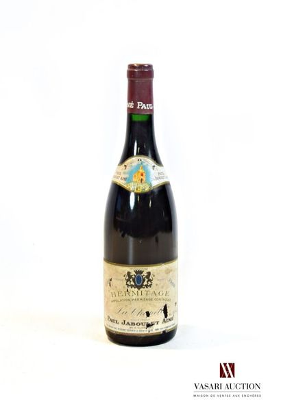 null 1 bouteille	HERMITAGE LA CHAPELLE mise P. Jaboulet		1988

	Et. fanée, tachée...