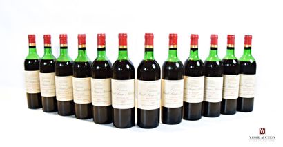 null 12 bouteilles	Château HAUT BAGES LIBÉRAL	Pauillac GCC	1971

	Et. tachées (1...