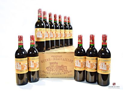 null 12 bouteilles	Château DUCRU BEAUCAILLOU	St Julien GCC	1989

	Présentation et...