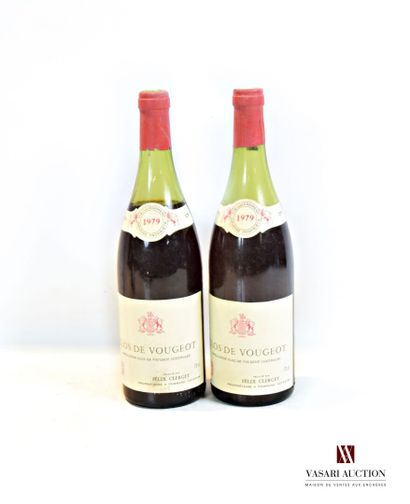null 2 bouteilles	CLOS DE VOUGEOT mise Félix Clerget Prop.		1979

	Et. un peu tachées...