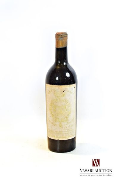null 1 bouteille	Château GRUAUD LAROSE	St Julien GCC	1940

	Et. très fanée et un...