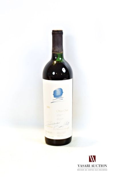null 1 bouteille	OPUS ONE (Napa Valley-USA)		1986

	Et. impeccable. N : haut épa...
