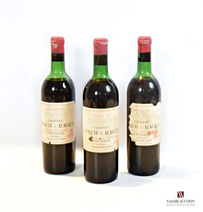 3 bouteilles	Château LYNCH BAGES	Pauillac...