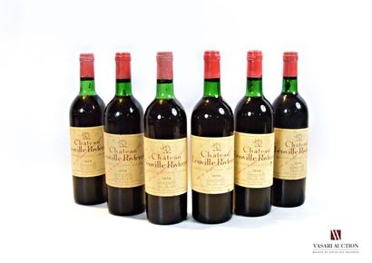 null 6 bouteilles	Château LÉOVILLE POYFERRÉ	St Julien GCC	1974

	Et. fanées et tachées...